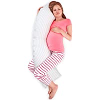 Los mejores  - Utopia Bedding Almohada Corporal - Almohada para el Embarazo y la Maternidad - 50 x 135 cm Almohada Lateral - Tejido de…